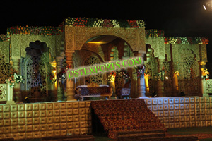 RAJASTHANI WEDDING STAGE SET