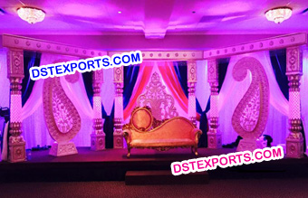 Indian Wedding Raj Mahal Stage Decoration