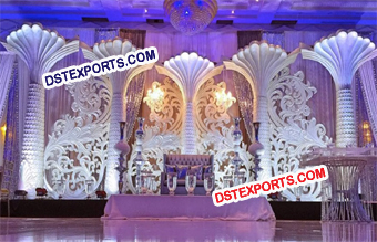 Pakistani Muslim Wedding Stage Decoration