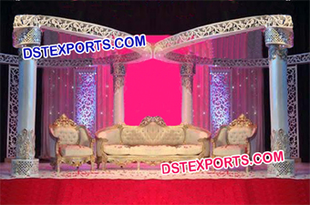 Wedding Butterfly White Stage Set