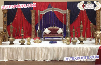 Muslim Nikah Wedding Sangeet Stage Swing