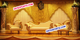 Asian Wedding Stylish Gold Furniture