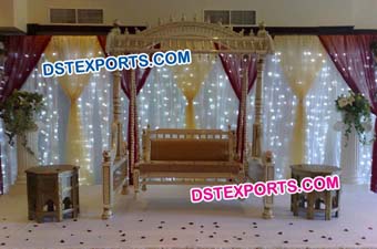 Wedding Stage Royal Crown Swing