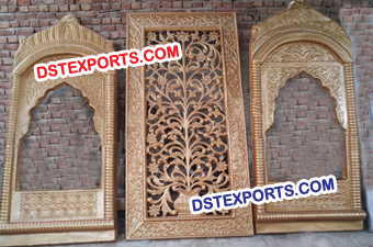 Indian Wedding Stage Set Fiber Backdrop Panels