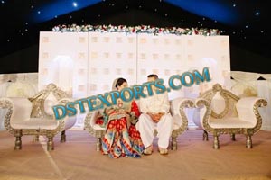 MUSLIM WEDDING CARVED LOVE FURNITURE