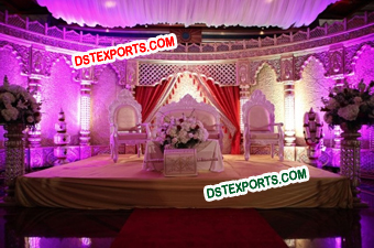 Mughal Theme Wedding Stage
