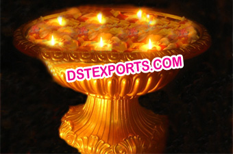 Indian Wedding Decoration Flower Bowl