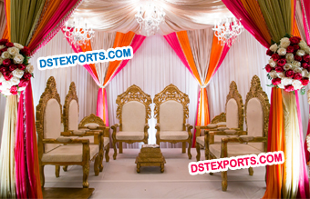 Royal Indian Wedding Mandap Chairs