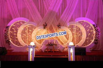 Exclusive Wedding Stage Backdrop Decoration