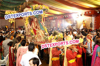 Royal Indian Wedding Wooden Palki