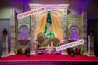Bollywood Wedding Fiber Stylish Stage Set