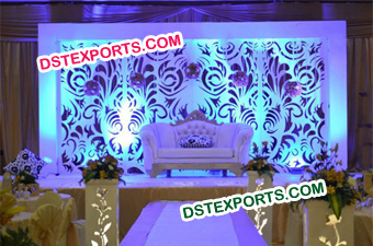 Indian Wedding Stylish Backdrop Decoration