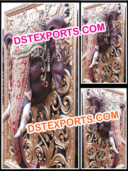 ROYAL ELEPHANT STATUE PANEL