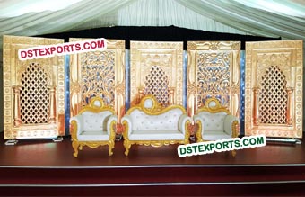 Royal Wedding Backdrop Panel Stage