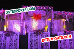 Wedding Stage Fully Carved Backdrop Frames