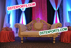 INDIAN WEDDING GOLDEN LOVE SEATER