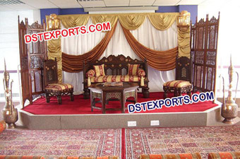 Muslim Nikah Wedding Stage Decoration