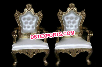 Asian Wedding Gold Metal Chair