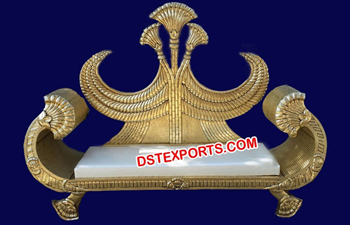 Royal Wedding Golden Sofa