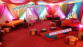 Full Mehandi Stage Decoration