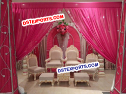 GUJRATI WEDDING MANDAP CHAIRS SET