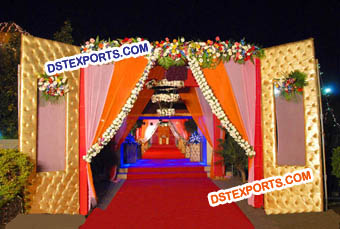 Indian Wedding Paded Panel Wel Come Gate