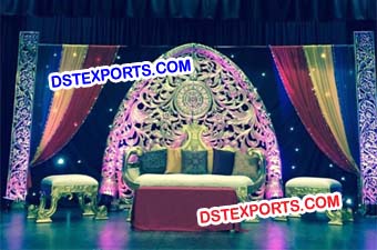 Royal Indian Wedding Stage Set