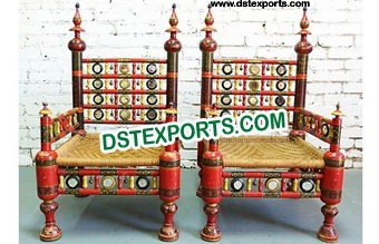 Punjabi Wedding Furnitures Chairs