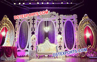 Fiber Backdrop Frames Panels For Wedding Stage