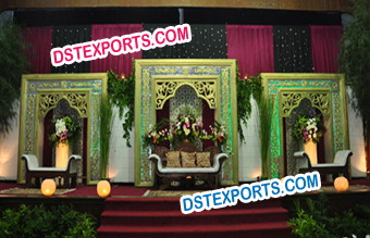 Royal Style Wedding Stage Backdrop Frames