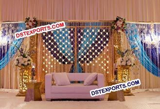 Candle Wedding Stage Backdrop