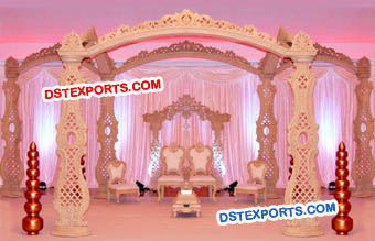 New Design Indian Wedding Wood Mandap