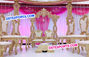 New Design Wedding Mandap Chairs Set