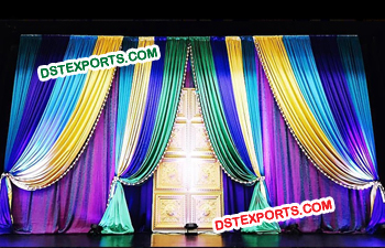 Backdrop Wedding Stage Decoration