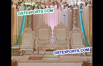 Beautiful Design Wedding Mandap Stage Chairs