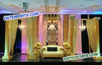 Asian Wedding Stage Decoration Set