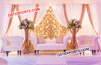 Modern Style Wedding Leather Sofa Set