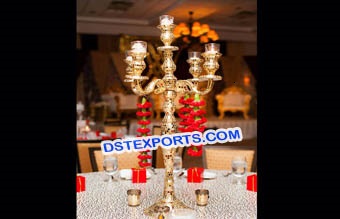 Indian Wedding Glass Cut Work Center Pieces