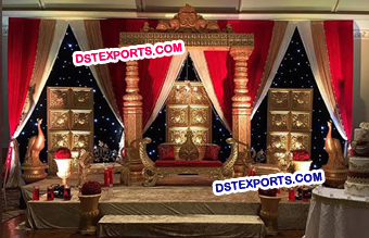 Asian Sri Lankan Wedding Stage Decorations