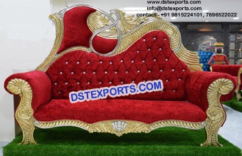 Modern Art Wedding Carved Sofa Chaase