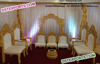 Beautiful Wedding Mandap Chairs Set