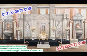 Elegance Asian Wedding Stage Decor Set