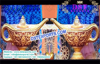 Aladdin Lamps For Muslim Wedding Stage Decor