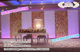 Gigantic Wedding Floral Panels Decors